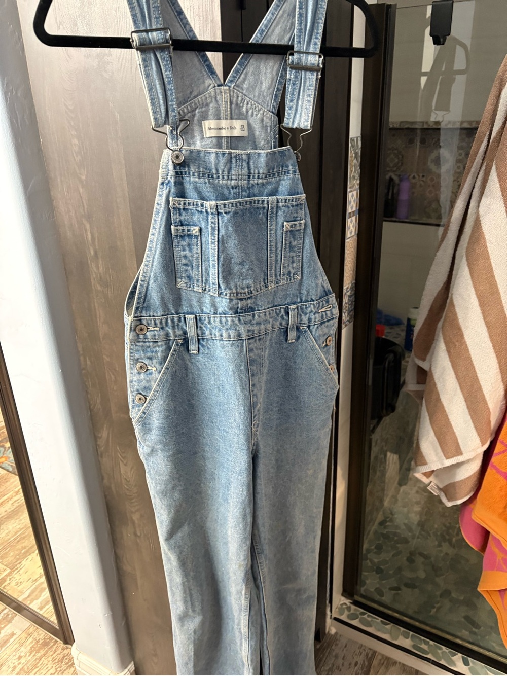 Abercrombie and Fitch denim overalls